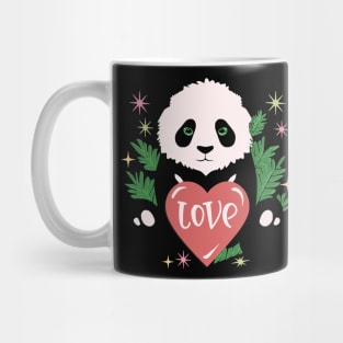 Cute Baby Panda Lover Gift Valentines Day Mug